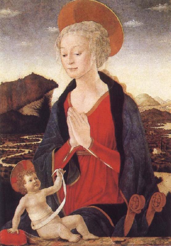 Alessio Baldovinetti Madonna and Child oil painting image